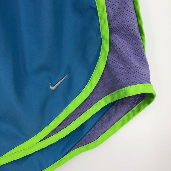 Nike Dri Fit Tempo Running Shorts Womens Small Light Blue Lined Pocket - Picture 12 of 13